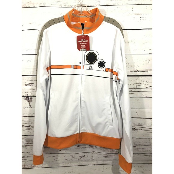 Star Wars BB-8 Track Jacket Size Large New